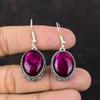Серьги с фиолетовым огненным лабрадоритом, серьги из стерлингового серебра 925 пробы, серьги с драгоценными камнями, ювелирные изделия ручной работы, винтажные серьги, подарок для ее дизайнерской серьги