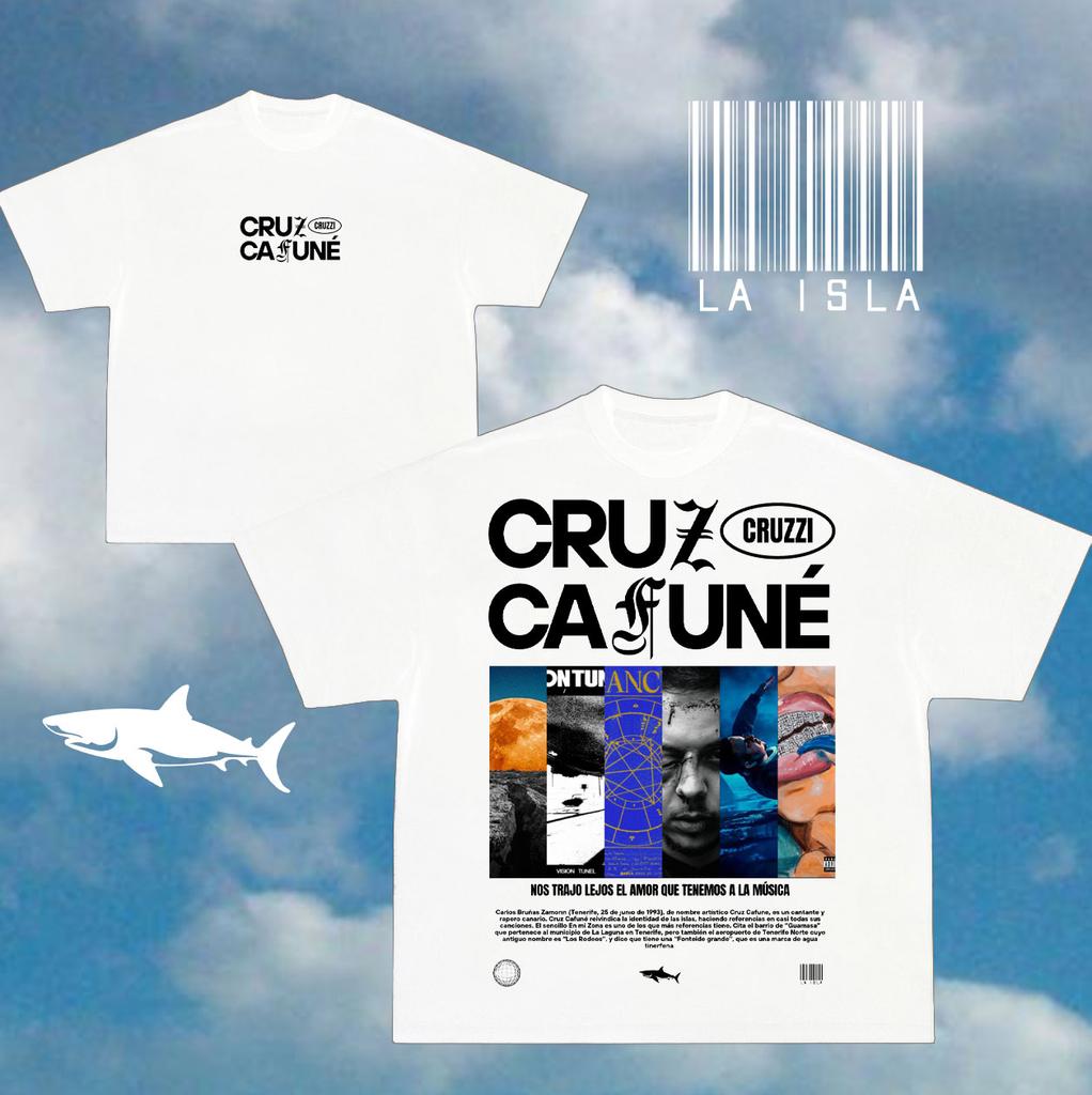 25 Летняя женская футболка Хип-хоп Уличная Принт Cruzzi Топ Оверсайз Y2k Короткий рукав Cruz Cafuné Мировой тур Уличная одежда Одежда Топ