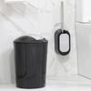 Golden Paper Holder Wall-mounted Toilet Brush Plastic Creative Toilet Paper Box Nordic Trash Can Waste Bins Bathroom Accessories