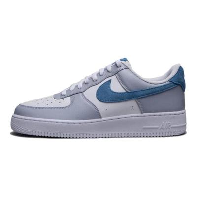Кроссовки унисекс Air Force 1 с низким верхом, противоскользящие, износостойкие, для скейтборда, сине-белые, HV1795-141