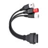 Car Male To Female 3pin 4pin For Yamaha 6pin For Honda To 16pin OBD 2 Extension Cable Electrical Equipment