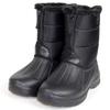 VAXPOT (Backspot) Men's and Women's Snow Boots, Lightweight EVA Material, VA-8256 BLK, Sizes 26.5-27.0cm