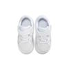 Nike Son Of Force Нескользящие, Износостойкие, Дышащие Низкие Кеды для Скейтборда Чисто-белые Для Младенцев и Малышей 615150-109