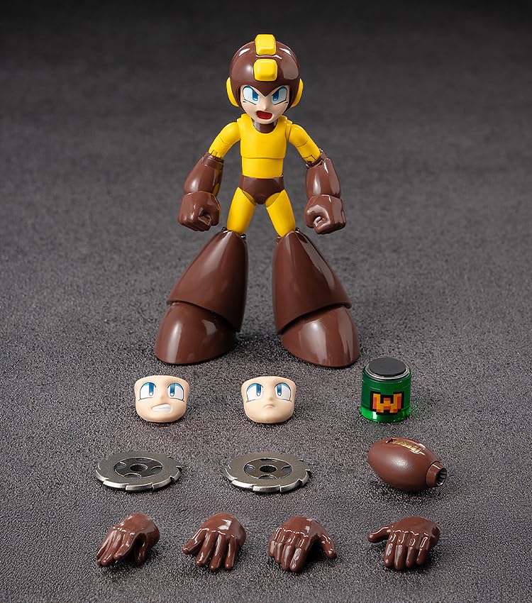 MDLX Mega Man [Metal Blade] Немасштабная подвижная фигурка из АБС-пластика и ПВХ и ПОМ и литого металла и с магнитной покраской