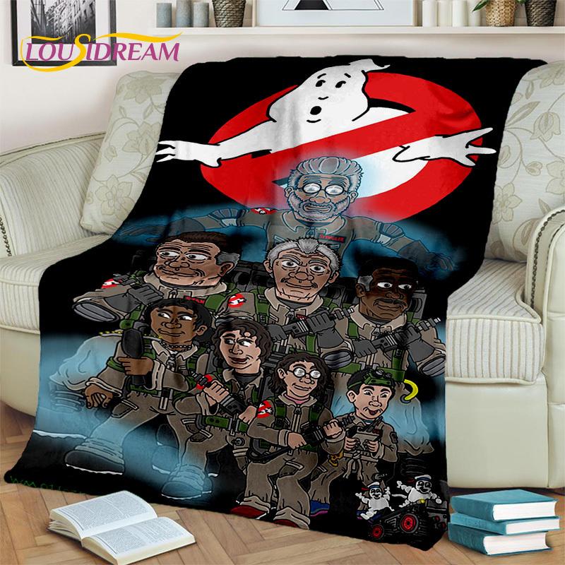 Одеяло G-Ghostbusters с героями мультфильмов, мягкое фланелевое одеяло для дома, спальни, кровати, дивана, пикника, офиса, пешего туризма, отдыха, сна, подарок