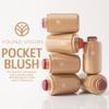 Portable Pocket Blush Stick 6-color Matte Velvet Waterproof Lip and Cheek Cream Rouge Blush Cream
