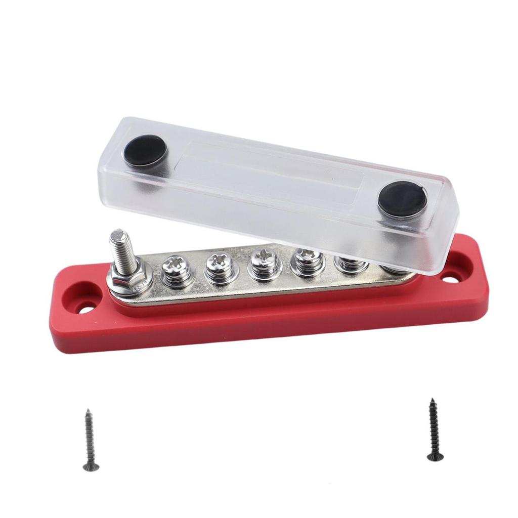 5-контактный распределительный блок шины питания, простой в установке с прозрачным корпусом