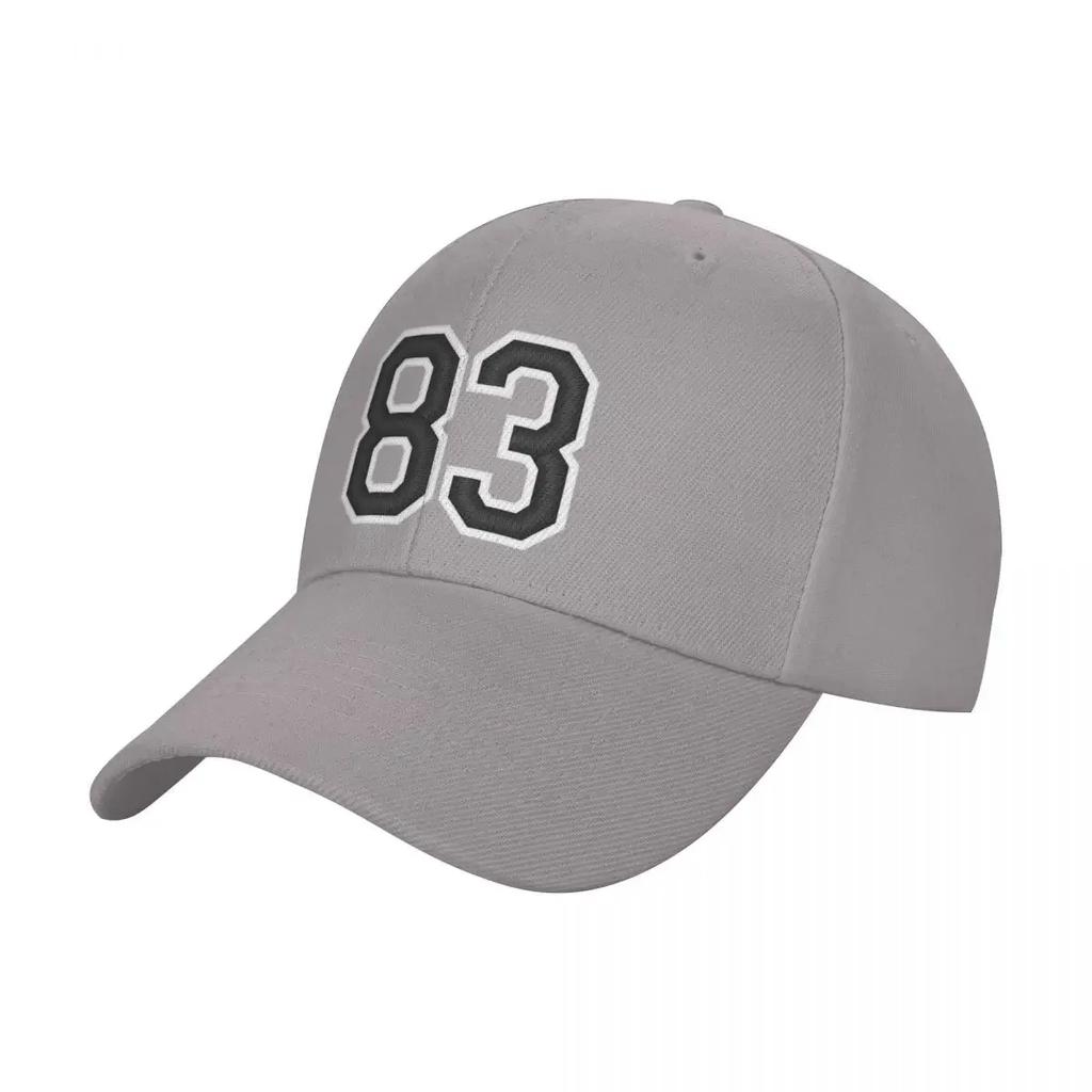 Black Jersey Sports Number eightythree Football Baseball Cap golf hat genuine Sun Hat For Children Kids Hat Unisex Wome