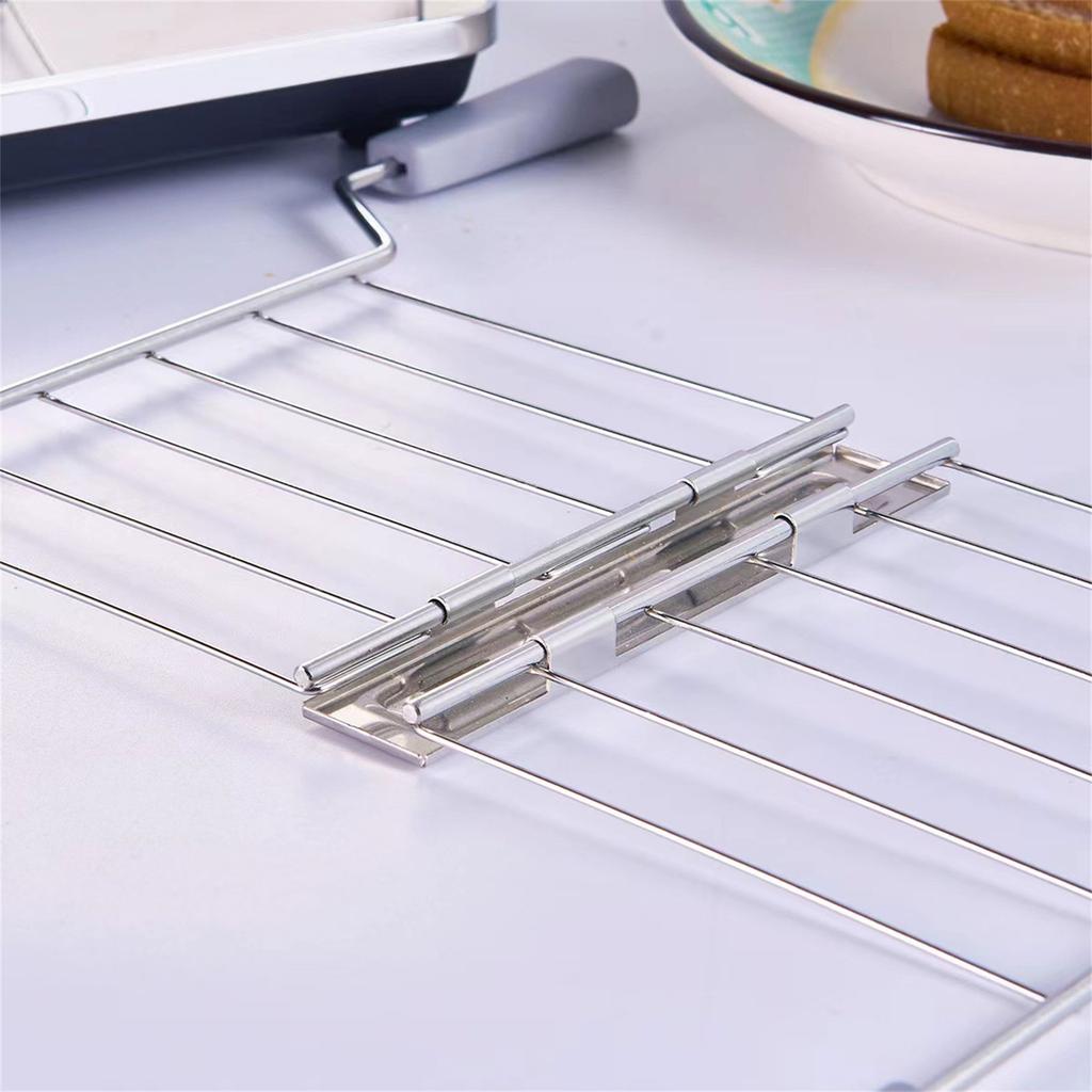 Bread Machine Grill Rack Sandwich Holder Stainless Steel Material Bread Machine Grill Rack for Oven Sandwich Maker