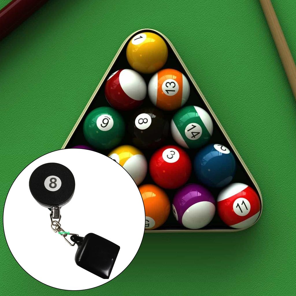 Портативный держатель для мела для бильярда, выдвижной держатель для мела с зажимом для ремня, держатель для мела для бильярдного кия, простой в использовании