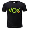 Мужская черная футболка Roly Логотип Vox Испания Новейшая мода футболка с круглым вырезом мужская летняя модная футболка pl дропшиппинг