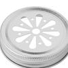 10Pcs Mason Jar Lids Smooth Edge Easy To Clean Rust-proof Tinplate Mason Jar Covers Storage Can Lids Decor