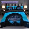 1PC Wednesday pattern Bedding Quilt Set Quilt Cover Pillowcase Home Decoration Birthday Gift (1 * duvet cover + 53 * pillowcase, without core)