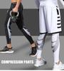 COMBAT PRO мужские цветные быстросохнущие компрессионные спортивные леггинсы для тренировок и бега