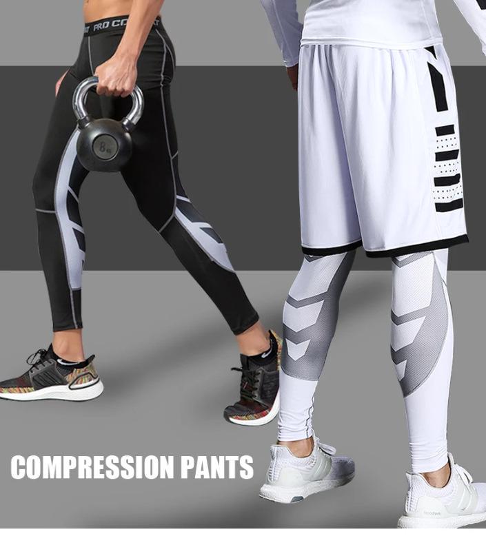 COMBAT PRO мужские цветные быстросохнущие компрессионные спортивные леггинсы для тренировок и бега