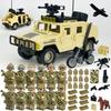Military Series Desert Off-road Vehicle Camouflage SWAT Doll Children's Building Blocks