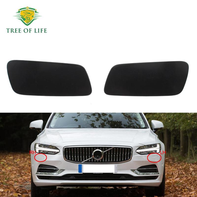 For Volvo S90 V90 2017 2018 Front Bumper HeadLight Lamp Washer Spray Cleaning Actuator Cover Cap 39839830 39839842 31383231