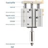 HNYH Three-Axis Adjustable Stroke Cylinder with Guide Rod