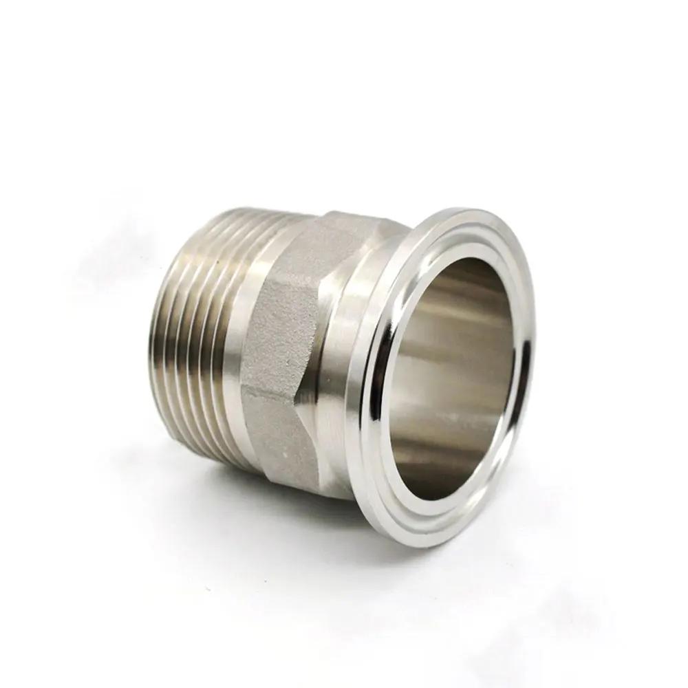 1/2" 3/4" 1" BSPT Внутренняя Наружная x 1.5" 2" 2.5" Tri Clamp Нержавеющая Сталь SUS 304 Санитарный Соединитель Фитинг Для Домашнего Пивоварения Пива