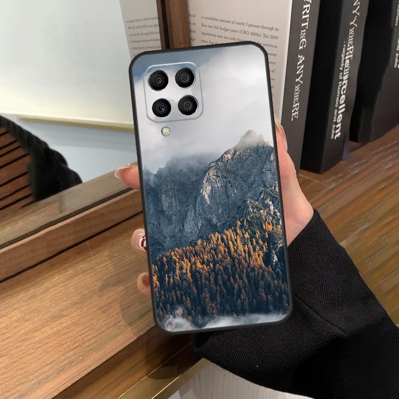 Красивый чехол с изображением горного леса для Samsung Galaxy M56 M16 M36 M33 M53 M13 M12 M32 M52 M20 M15 M55 M31 M14 M35 M34 M54
