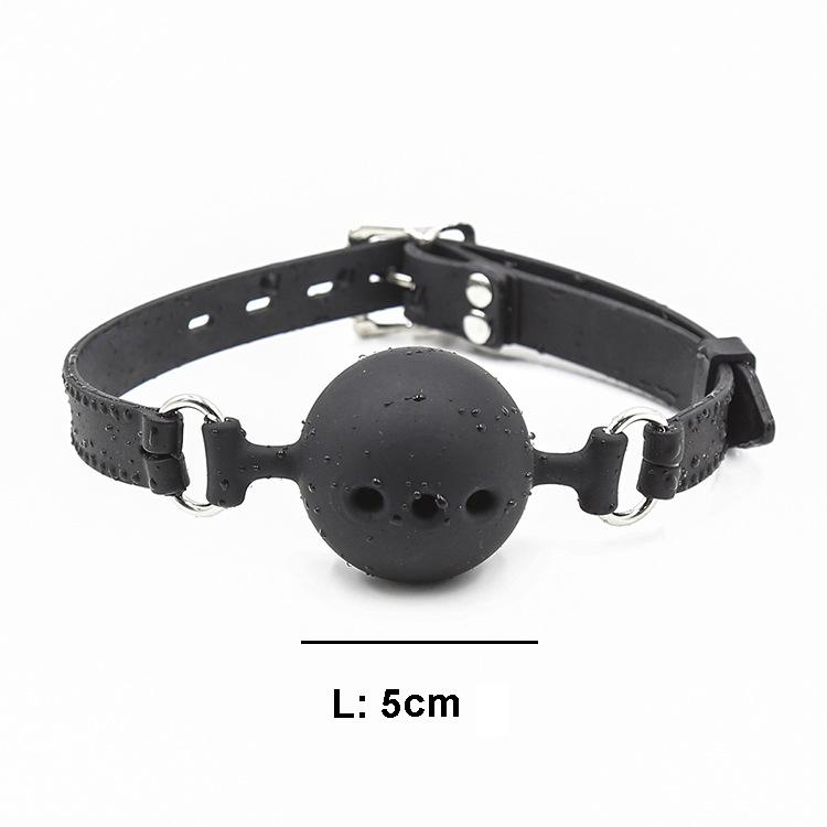 3 Sizes Soft Silicone Gag Ball BDSM Oral Bondage Gear Fetish Open Mouth Breathable Sex Toys For Couples Cosplay Slave Adult Game
