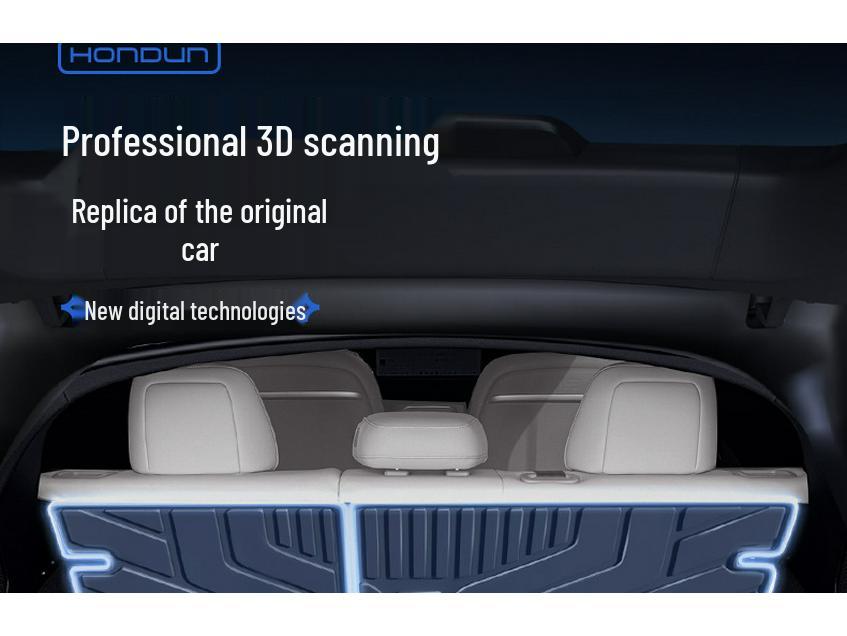 BYD Yuan PLUS TPE25 Интегрированный коврик в багажник - Автоаксессуар