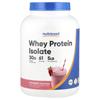 Whey Protein Isolate, Strawberry Milkshake, 2,268 G (5 Lb)