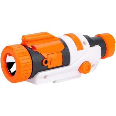 Игрушечный прицел NERF с фонариком, факел с подавлением расширения, съемный пластиковый держатель фонарика для игрушек со светодиодной подсветкой