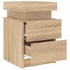 Vidaxl Szafki Nocne Z Led, 2 Szt., Dąb Sonoma, 35X39X55 Cm