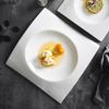 Ceramic Dinner Plate Creative Square Deep Plate Thick Soup Plate Dessert Plates Sushi Plates Restaurant Specialty Tableware
