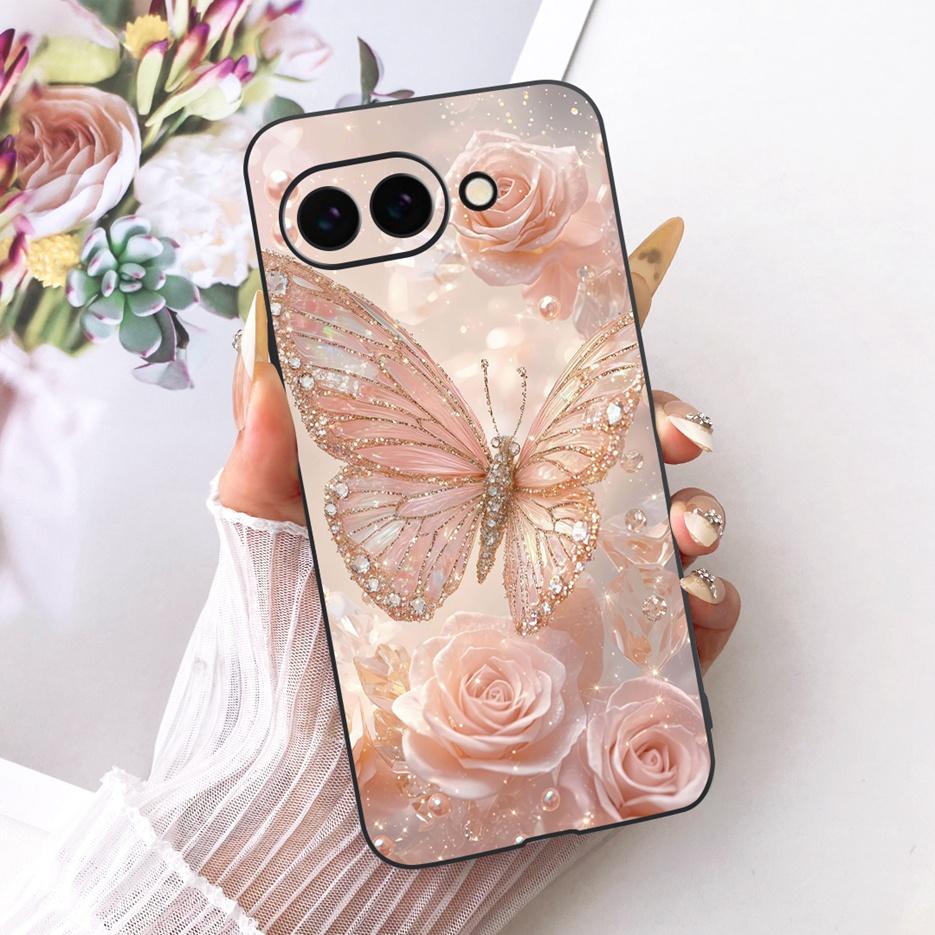 Чехол для Google Pixel 9 Pro Милый Лев Модный Расписной Чехол Мягкий ТПУ Чехол для Телефона Для Google Pixel 9A Pixel9 Pro Задняя Крышка Fundas
