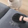 Перчатка для вычесывания собак Двусторонняя перчатка для удаления шерсти котят Аксессуары для домашних животных Животное Нежный инструмент для вычесывания для дивана Мебели