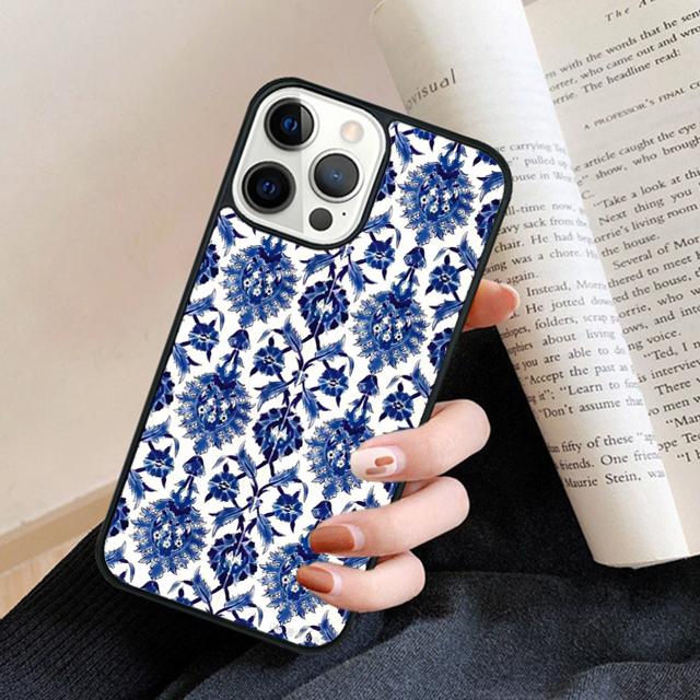 Чехол для телефона с португальской плиткой Для iPhone 17 Air 16 15 14 plus 12 13 pro max coque Оболочка Fundas