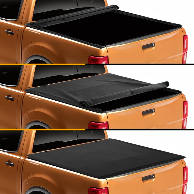 Мягкий сворачивающийся тент-крышка кузова для Ford Ranger, износостойкий, 5 футов, с двойным Т-образным пазом, задняя крышка, водонепроницаемая роллетная крышка IP56