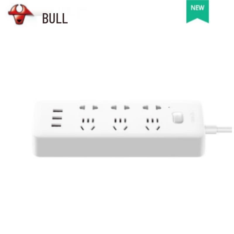 BULL GNV-UUA124 Power Strip with USB Ports CN plug (adapter included)