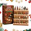 Musical Instrument Ornaments Christmas Music Advent Calendar 2026, 24 Mini Home Decorations Countdown Calendar, Musician Holiday Gift for Lovers