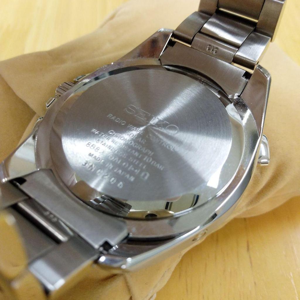 [Б/У] SEIKO BRIGHTZ Солнечный Радиоуправляемый Хронограф Черный 8B82