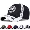 Men NY Letter  Embroidered Stitching Baseball Cap Outdoor Adjustable Sunscreen Leisure Hat Spring Autumn Travel Tourism Beach Vacation