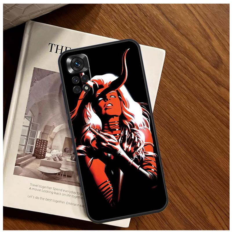 Чехол 'Женщина-дьявол' для Xiaomi Redmi Note 11 10 9 12 13 14 15 Pro Plus Чехол для Redmi 15 C 10C 13C 12C 14C