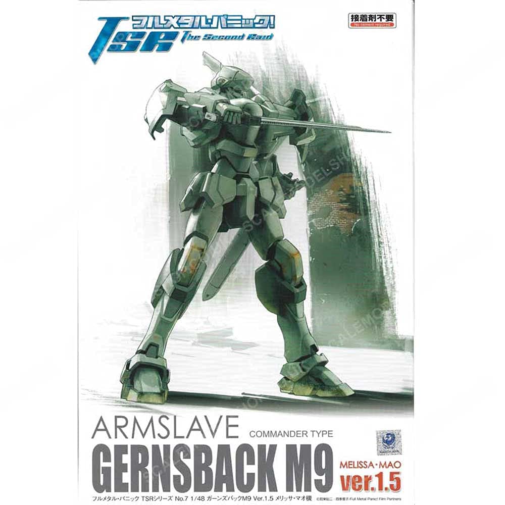 Aoshima Bunka Kyozai Full Metal Panic TSR №7 Боевая машина Gernsback M9 Версия 1.5 Мелисса Мао Кастом 1/48 Масштаб Пластиковая Модель