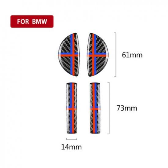 Car 4X Interior Carbon Fiber Door Handle Cover for Mini Cooper F55 F54 F60