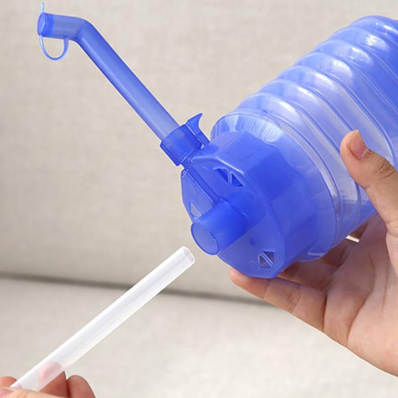 Портативный ручной вакуумный насос-диспенсер для питьевой воды в бутылях со съемной трубкой