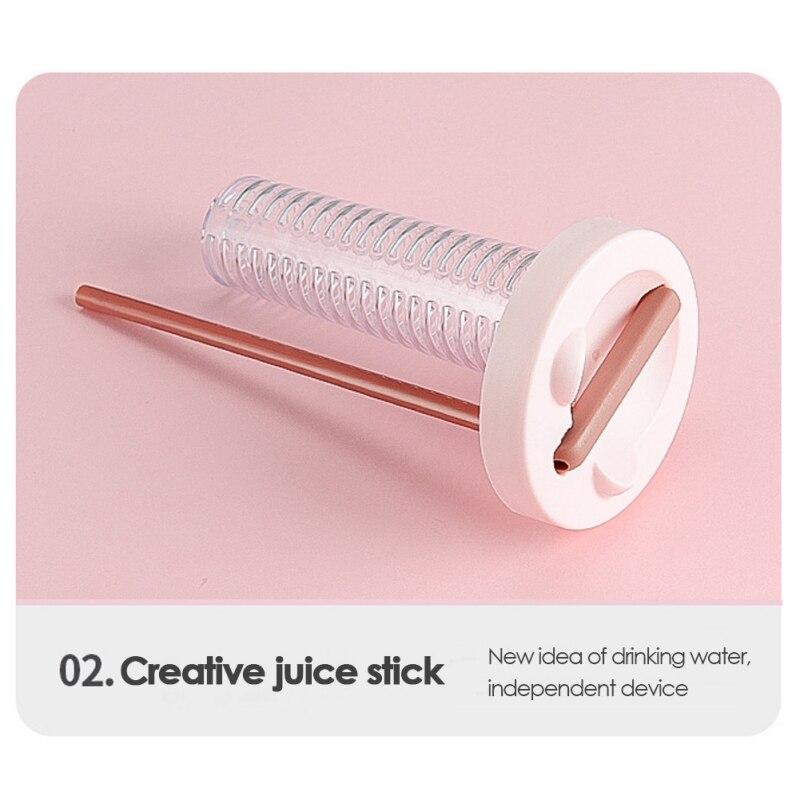 Juice Cup with Lid And Straw Portable Clear Large Capacity for Tea And Water
