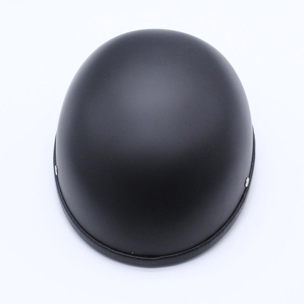 Open Face Helmet Novelty Helmet Motorbike Scooter Half Helmet for Men Women Ultra-Thin Beanie Hat German Style Skull Cap