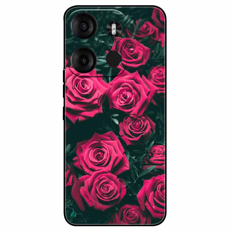 Чехол для Tecno Spark Go 2023 ТПУ Модный Милый Силиконовый Задний Чехол Для Tecno Pop 7 Pro BF7 Funda Ударопрочный Pop7pro 7Pro Capa