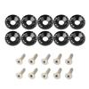 22Pcs Motorcycle Crash Protector Wheel Protection Pads Colorful Motorbike Tire Frame Slider Motocross M6 Nuts Washer JDM Bolts