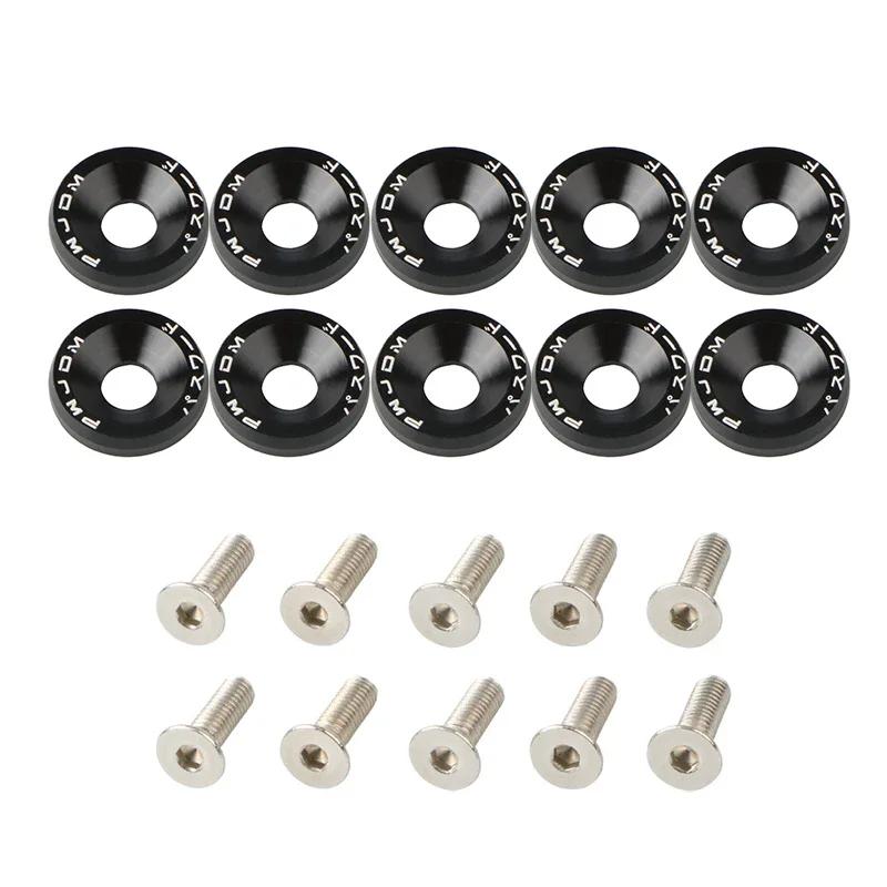 22Pcs Motorcycle Crash Protector Wheel Protection Pads Colorful Motorbike Tire Frame Slider Motocross M6 Nuts Washer JDM Bolts