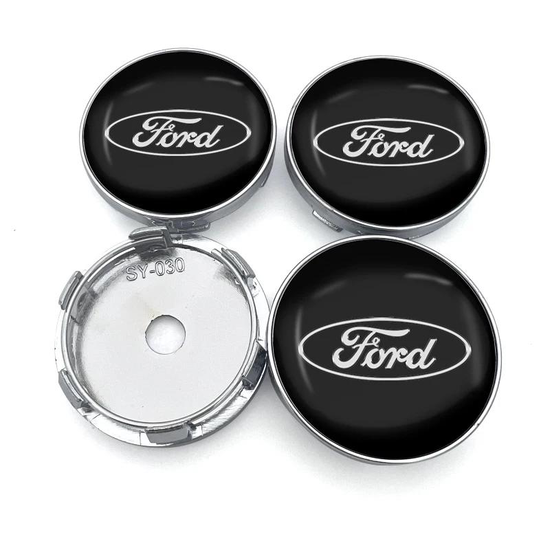 Car Sticker Auto Wheel Center Hub Tyre Vehicles Caps Cover Rim Sticker Badge For Ford Focus Mk2 Mk3 Fiesta Ranger Mondeo S-MAX K
