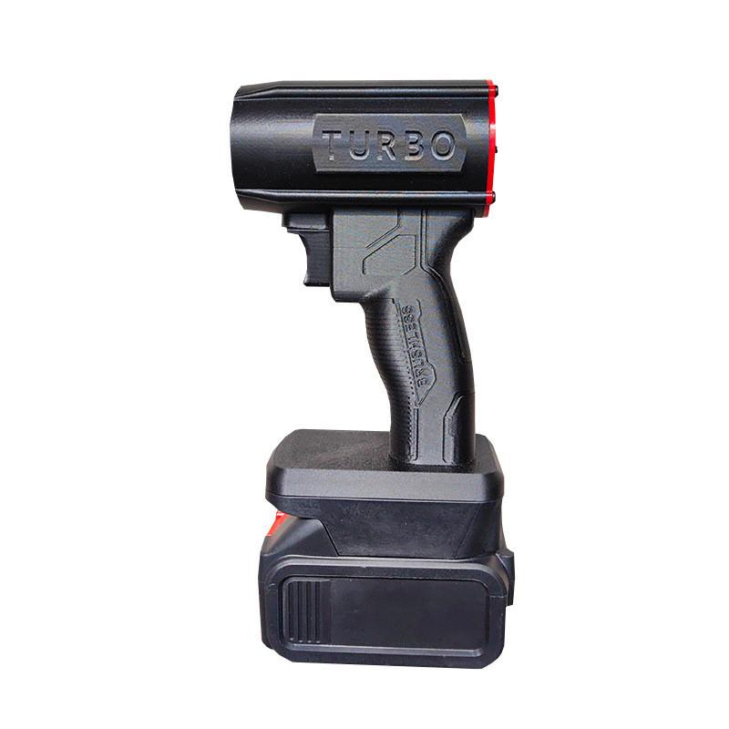 Мощный турбовентилятор, беспроводной портативный высокоскоростной фен, ручной воздуходув для удаления пыли, черный