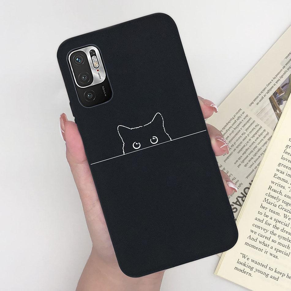 For Xiaomi Redmi Note 10 10T 11 SE 5G Case Pilot Cartoon Pattern Soft Silicone Back Cover For Xiaomi Poco M3 Pro 5G New Bumper